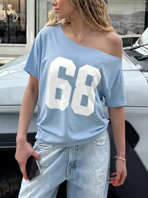 Women Number Graphic T-Shirt