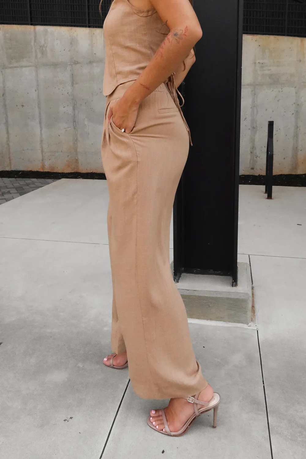 High Rise Casual Pants