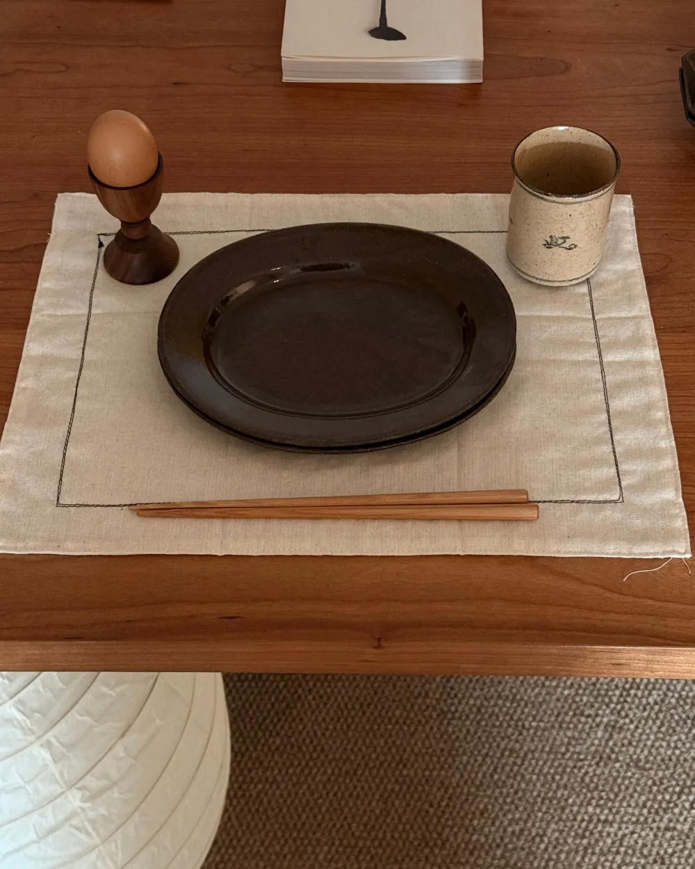 Handmade Oval Plate In Dark