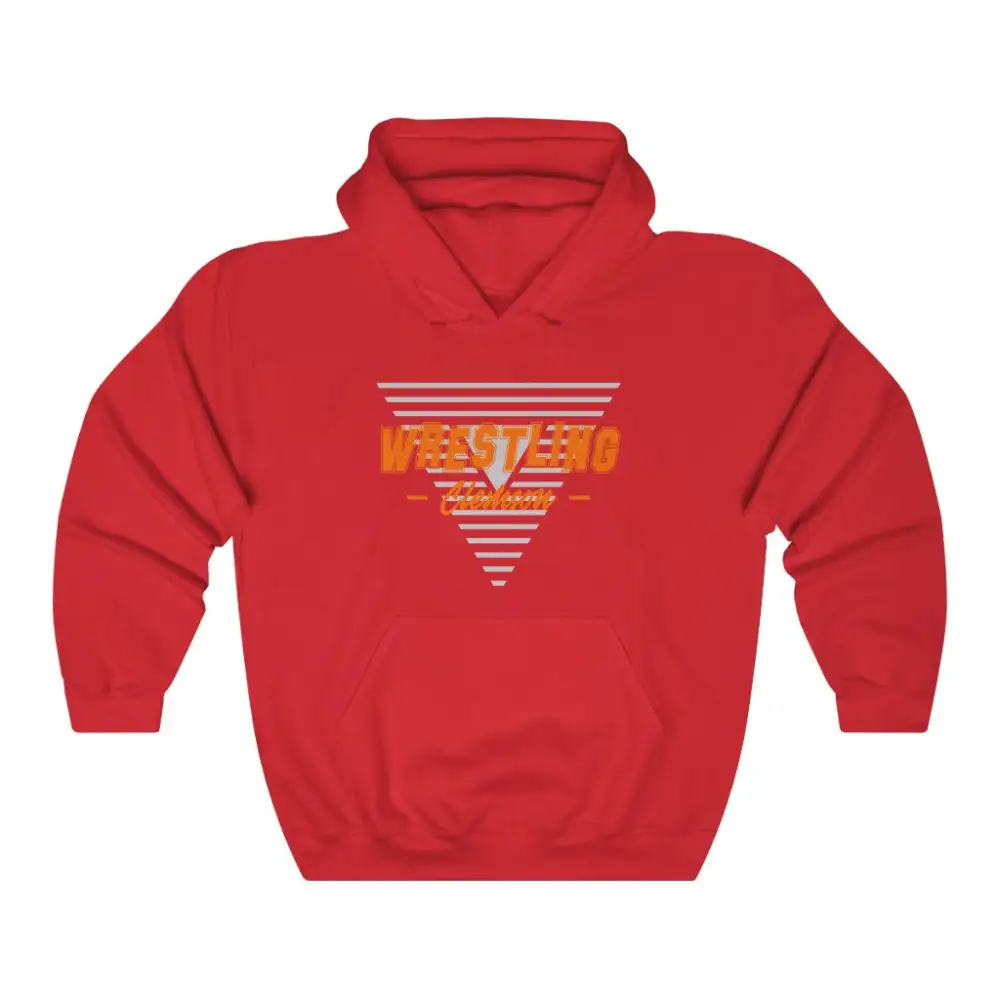 Everyday Triangle Emblem Wrestling Graphic Pullover Hoodie