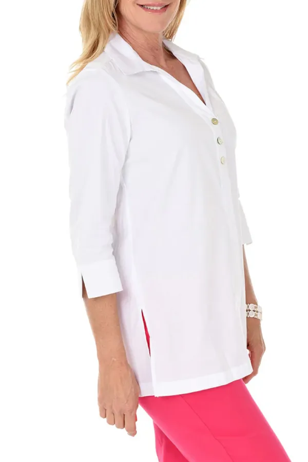 Button-Front Tunic