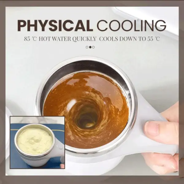 Rotating Rechargeable Coffee Cup