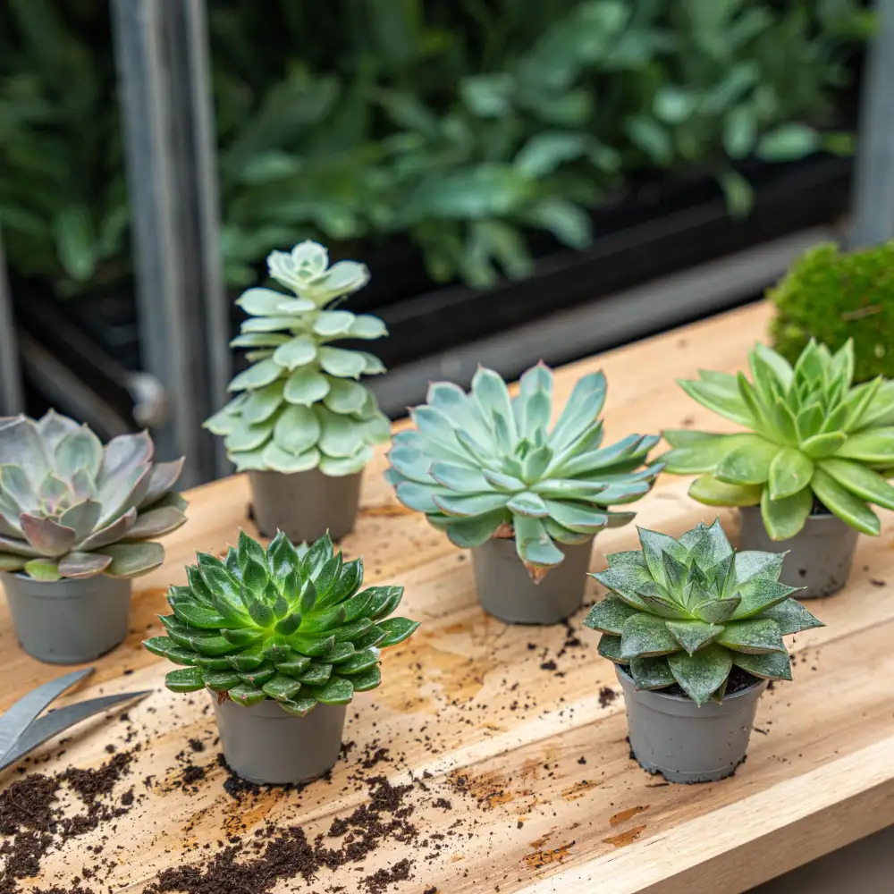 Tray-Pack Decorative Succulent Collection