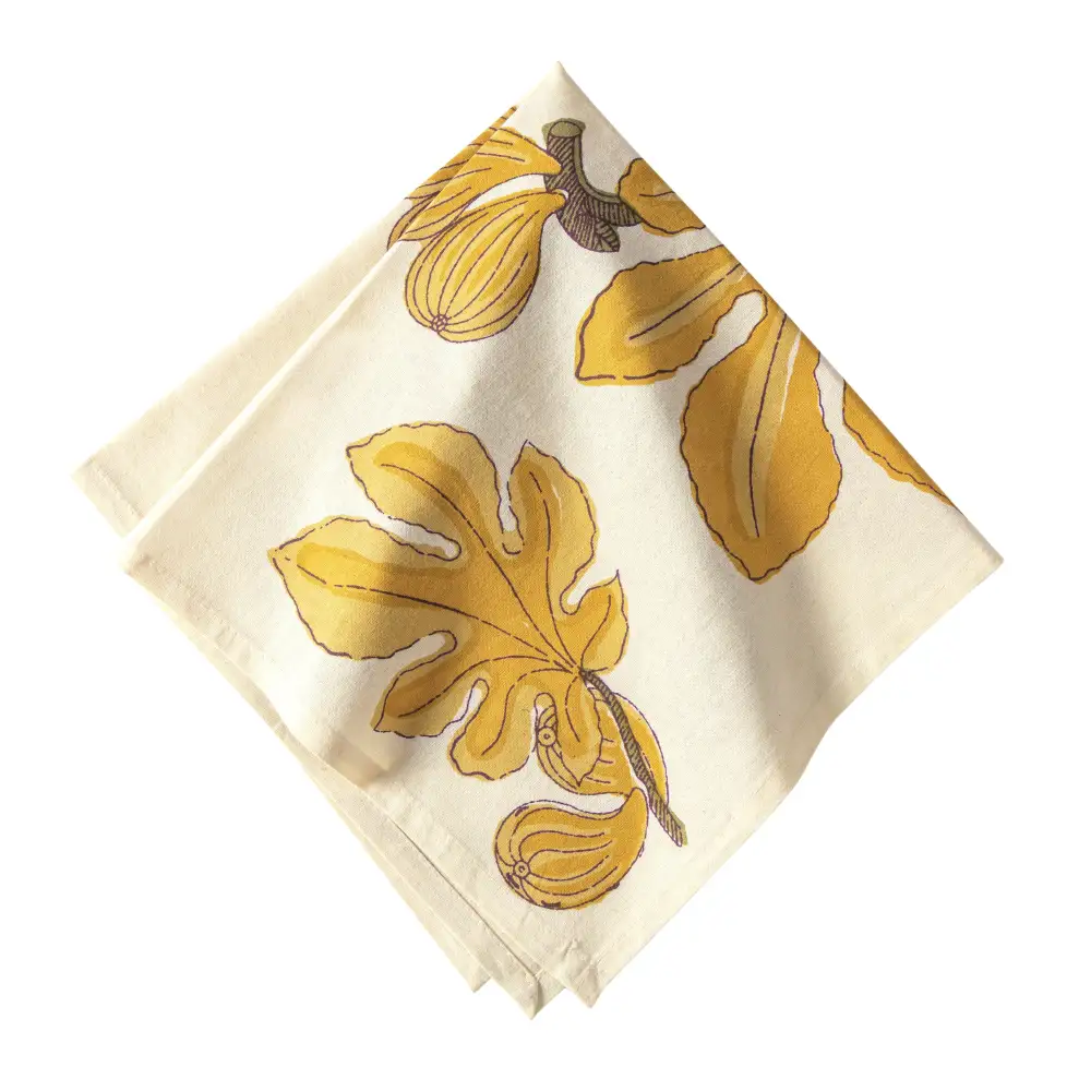 Refined Fig Botanical Napkin Set