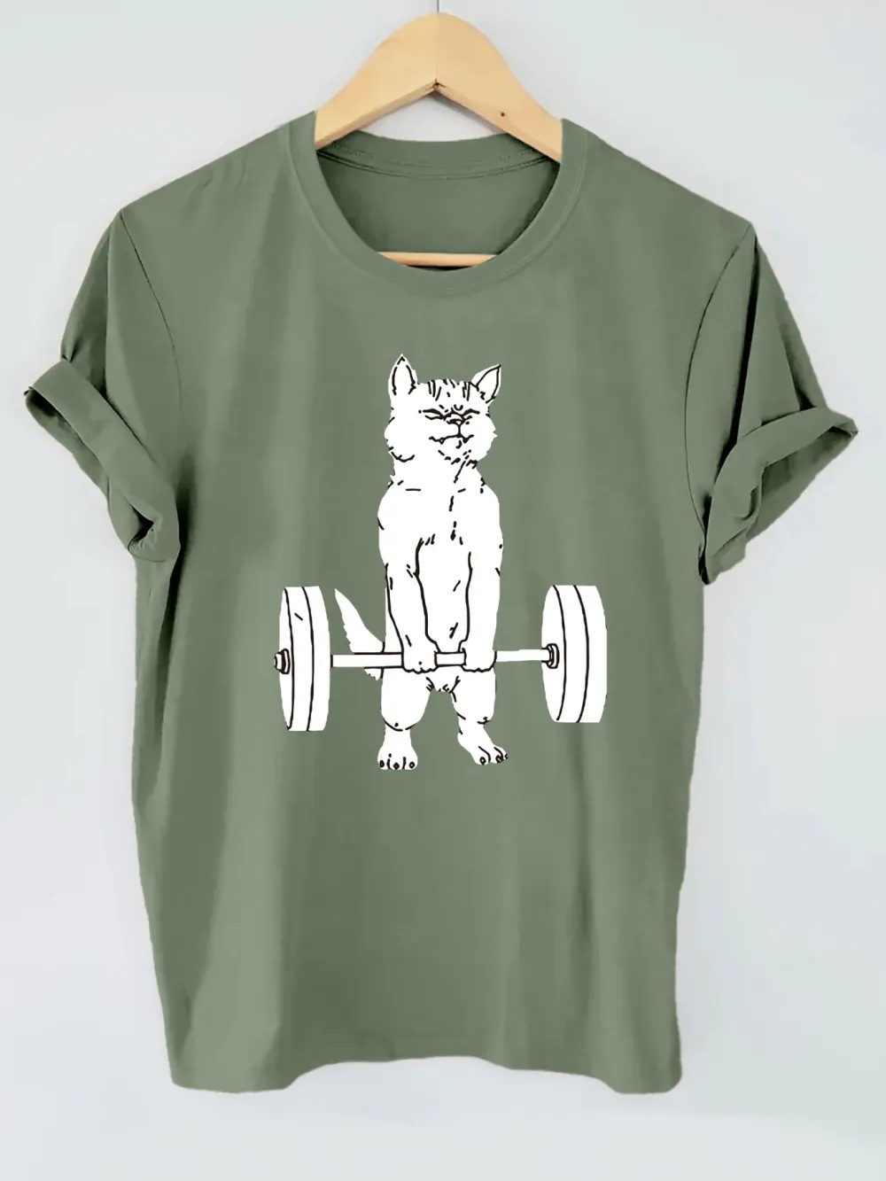 Cute Animal Graphic Print T-Shirt
