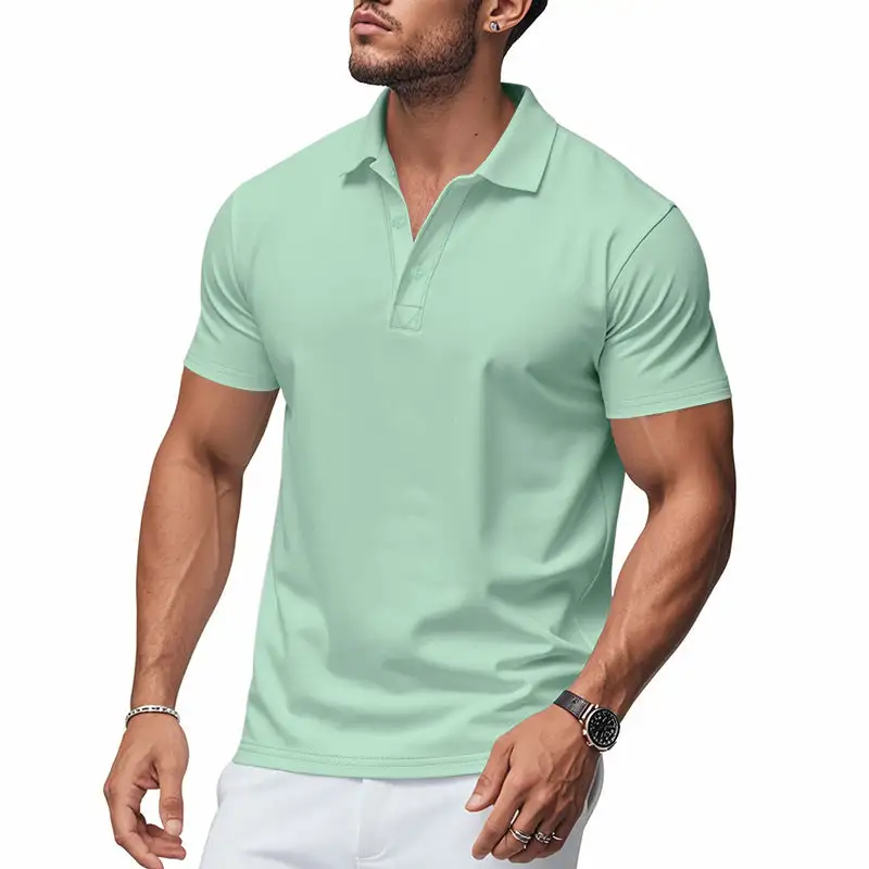 Structured Pique Short Sleeve Cotton Polo Shirt