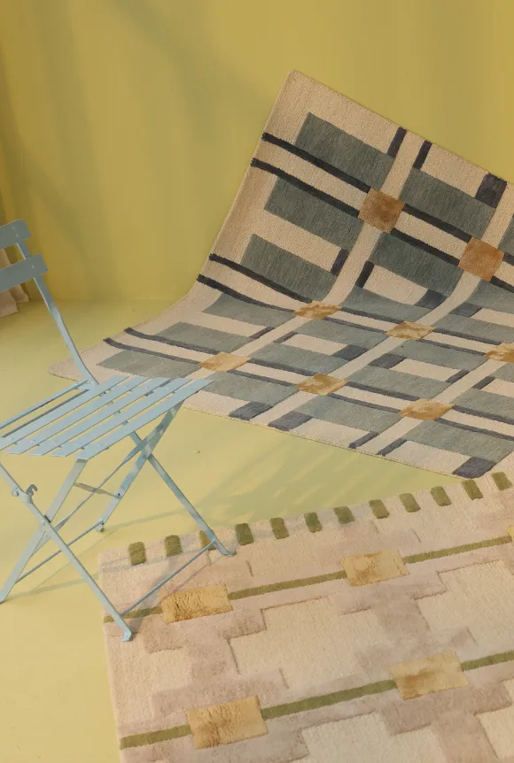 Crafted Wool Viscose Area Rug