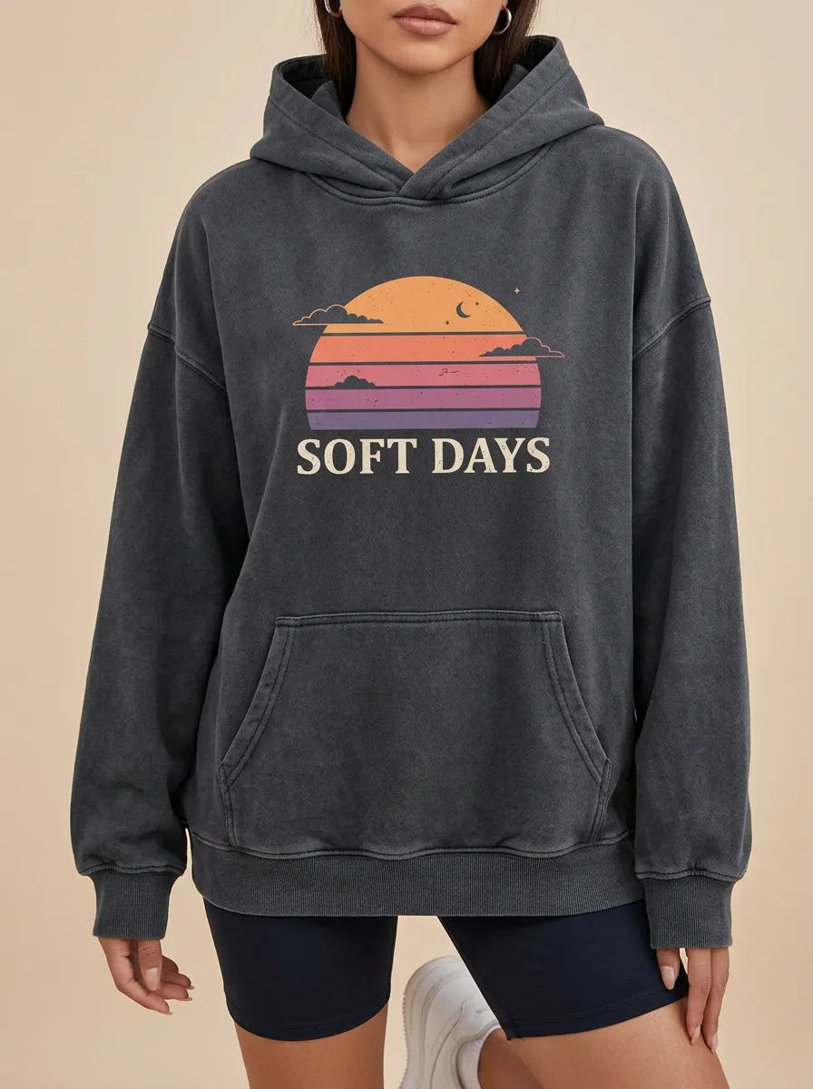 Soft Days Sunset Hoodie