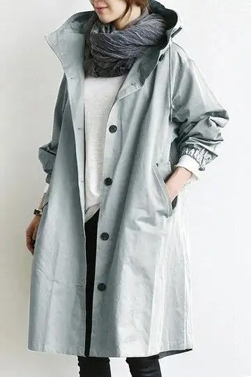 Modern Water Resistant Trench Coat