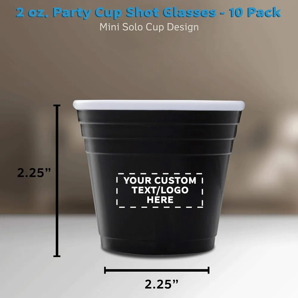Custom Party Cup Shot Glasses