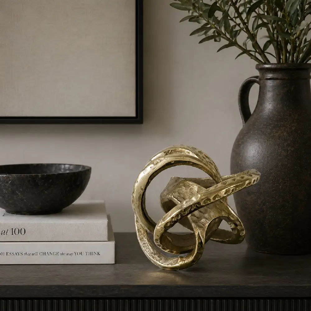 Aluminum Looped Sculpture