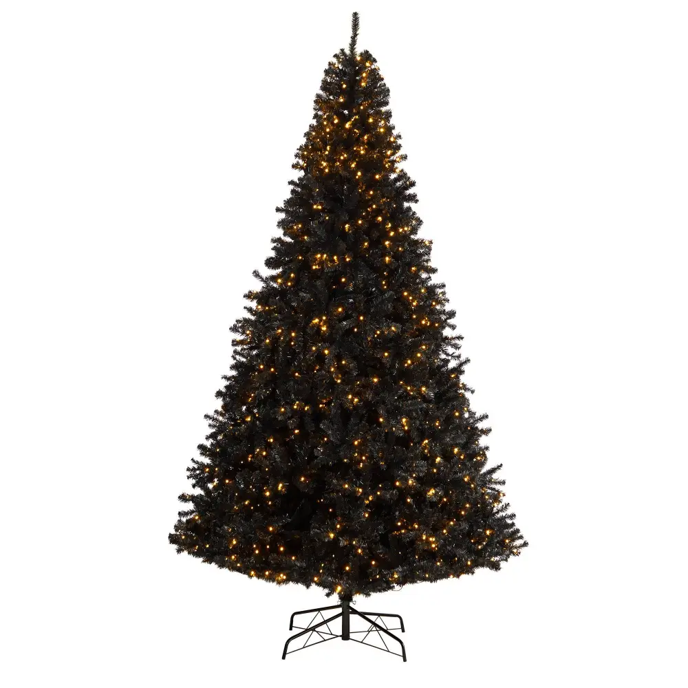 Artificial Christmas Tree with Clear LED Lights and Tips