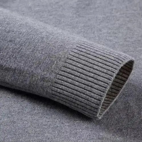 Easygoing Turtleneck Knit Sweater