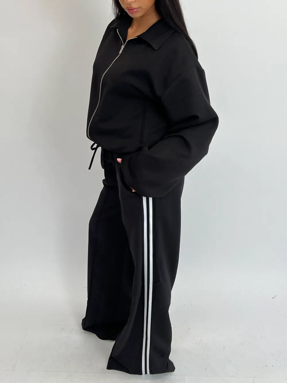Striped Tailored Jogger Pants