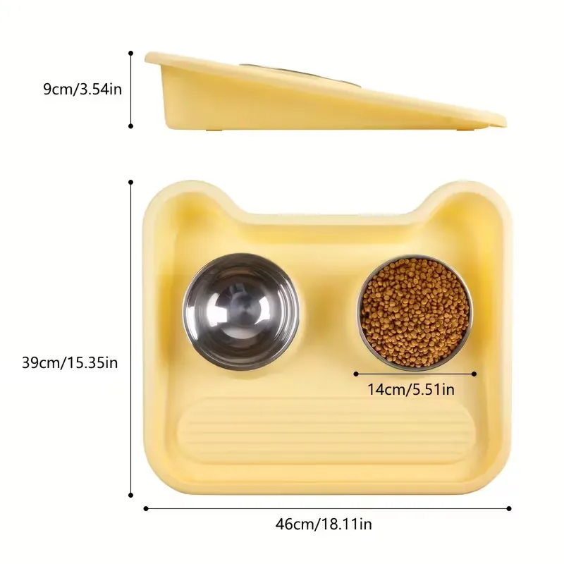 Mess-Free Pet Feeding Tray