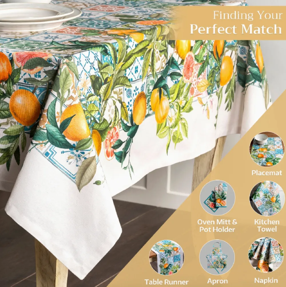 Agrume Cotton Tablecloth