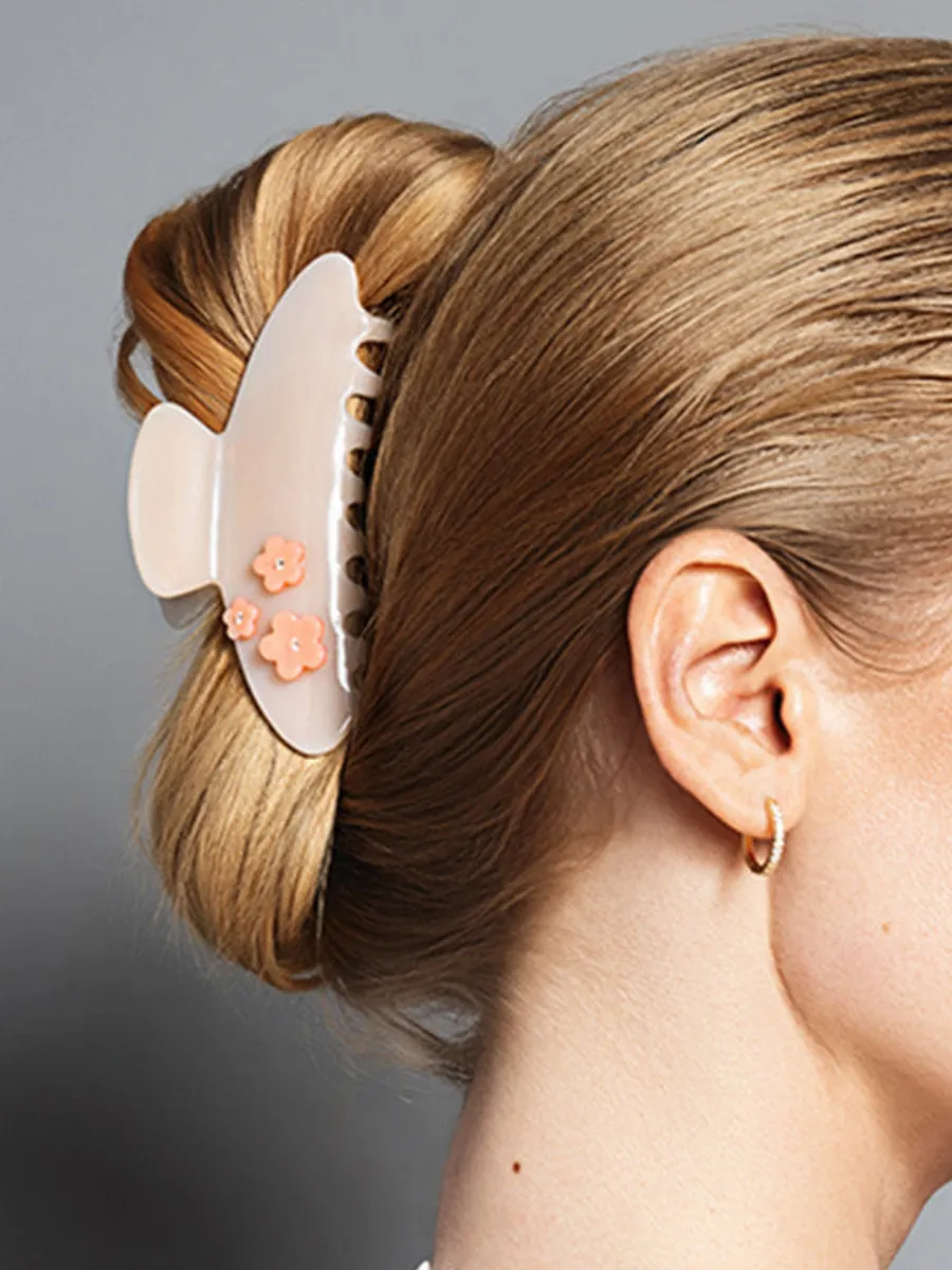 Floral Decor Hair Claw