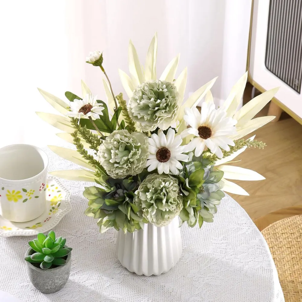 Farmhouse Fake Floral Arrangement