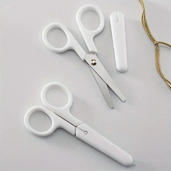 2 Pcs Retractable Office Scissors