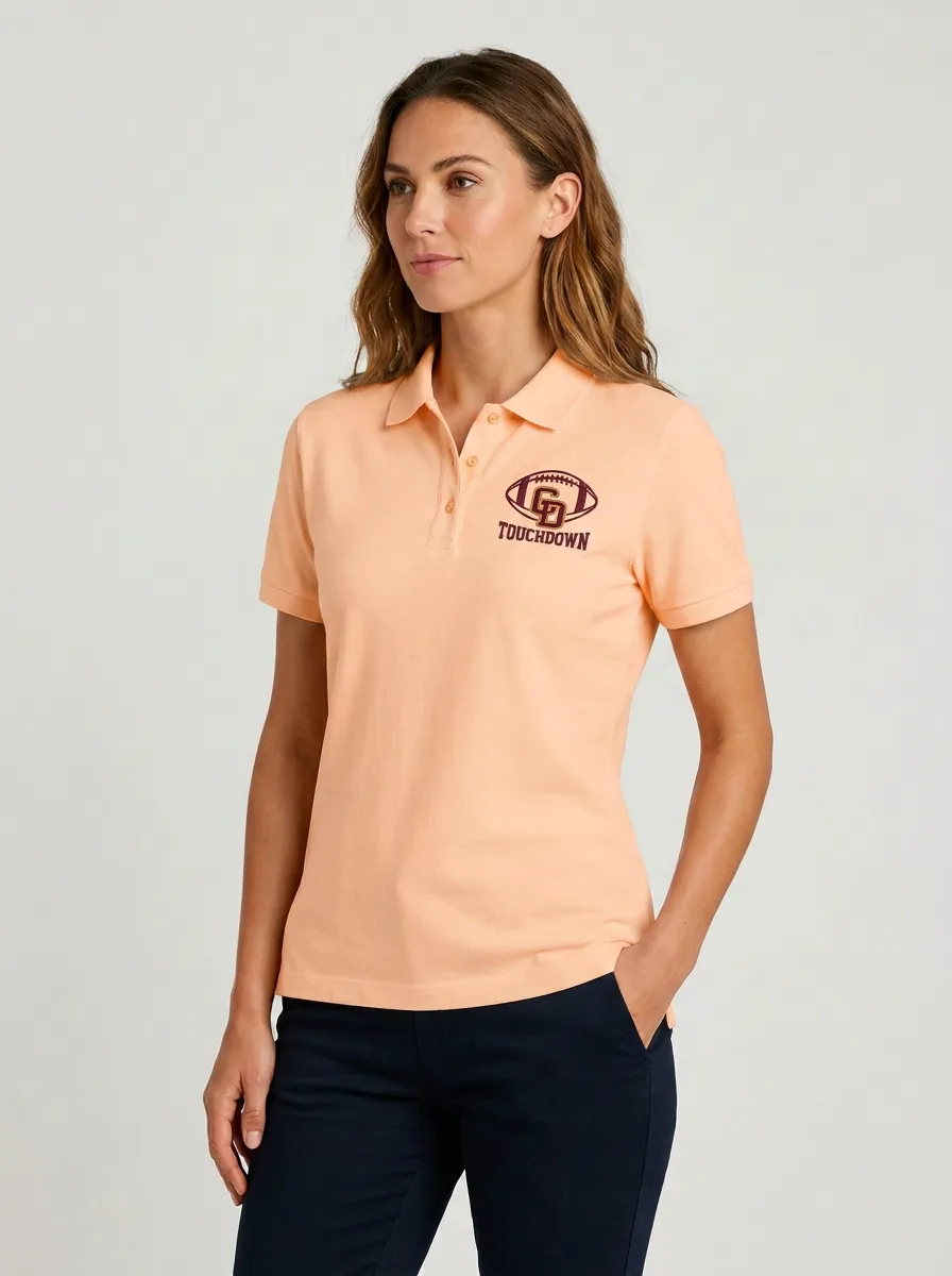 Football Inspired Casual Polo Shirt