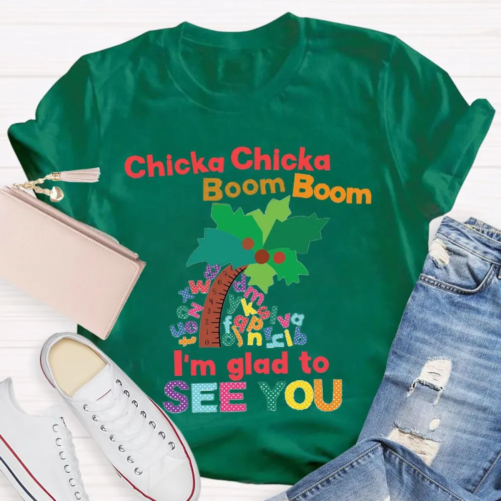 I'M Glad To See You Reading Teacher T-Shirt