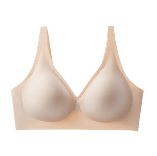 🏆 🔥Super Firming Leopard Print Jelly  Bra | Women Wirefree Bras 👍No More Sagging Breasts