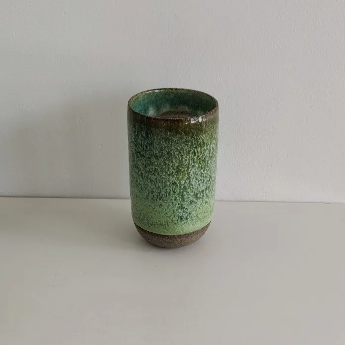 Hand Glazed Stoneware Bud Vase