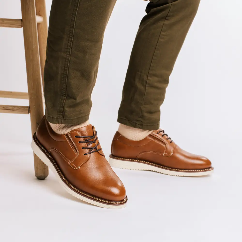 Flexible Sole Everyday Leather Shoes