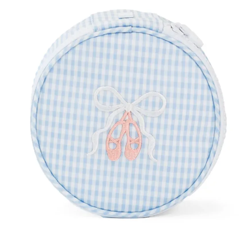 Round Jewelry Organizer Case