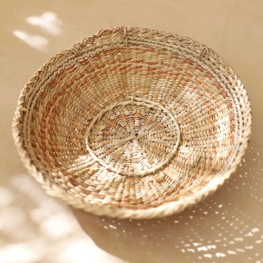 Woven Basket Urucum Graphism