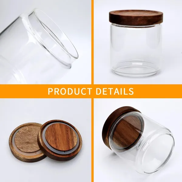 Durable Multi-Size Glass Canisters Set, Kitchen Essential for Storing Pasta, Beans and Spices