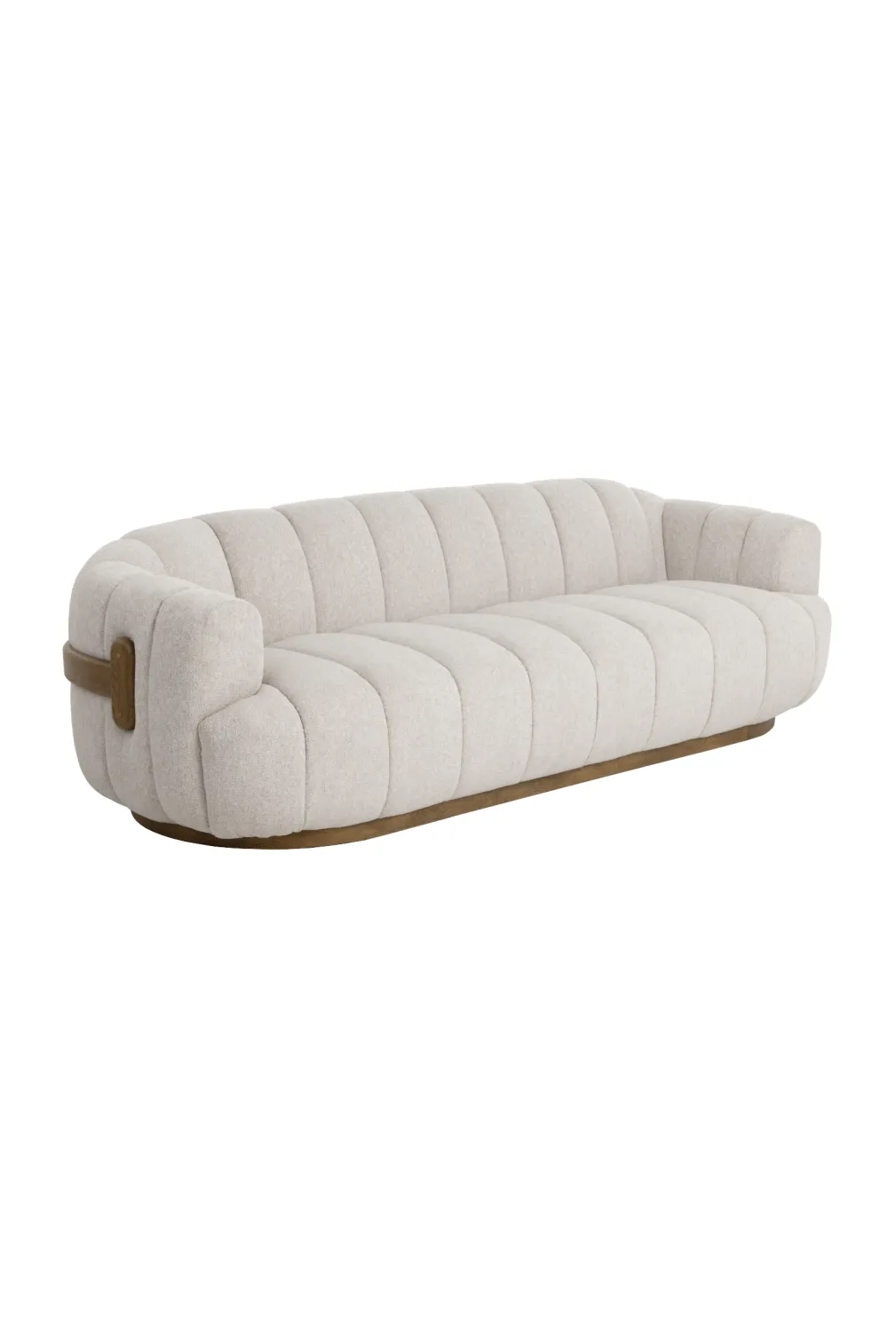 Contemporary Channel-Back Sofa