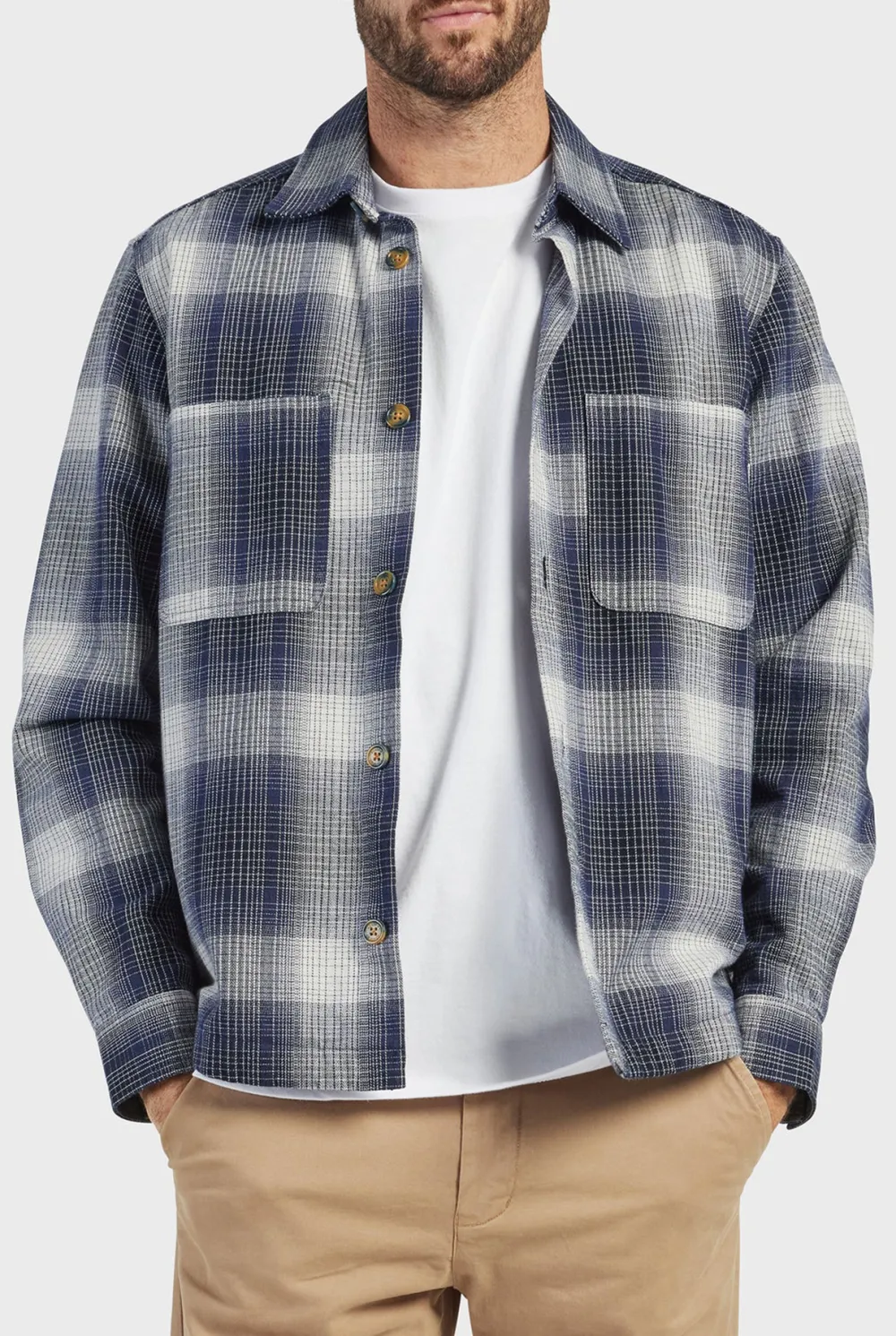 Plaid Flannel Casual Long Sleeve Shirt