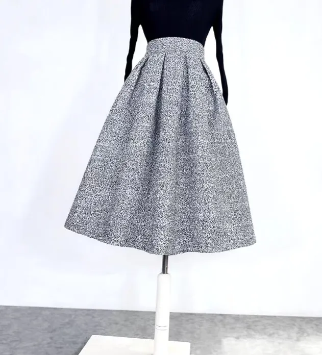 Versatile Campus Everyday Casual Wool Skirt