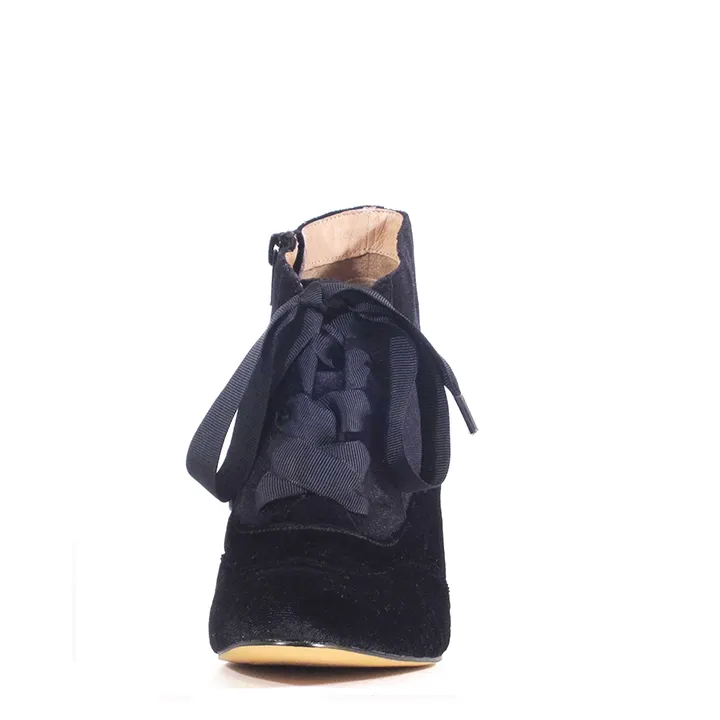 Velvet Enchanting Ankle Boots