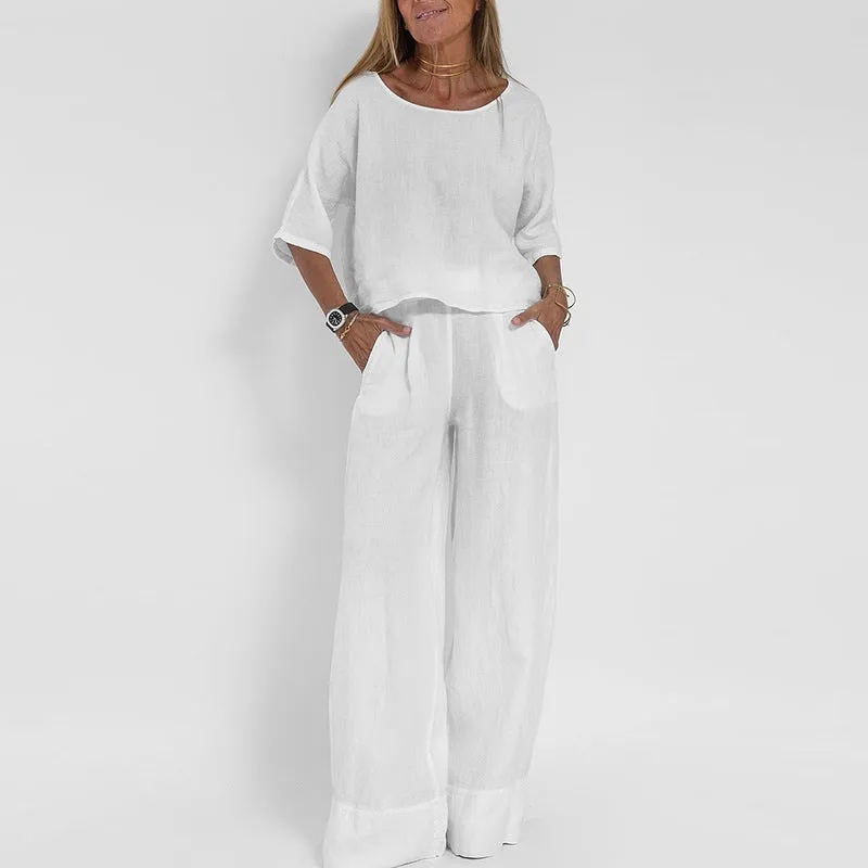 Comfortable Loose Fit Matching Outfit Two-Piece Set