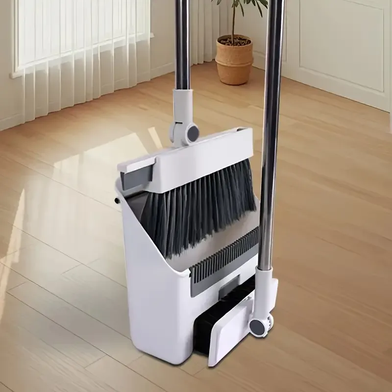 Four-in-One Broom and Dustpan Set