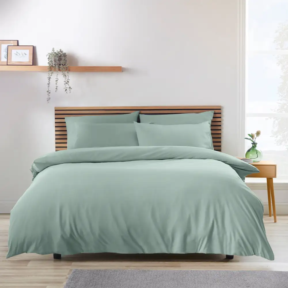 Printed Microfiber Duvet Cover Set
