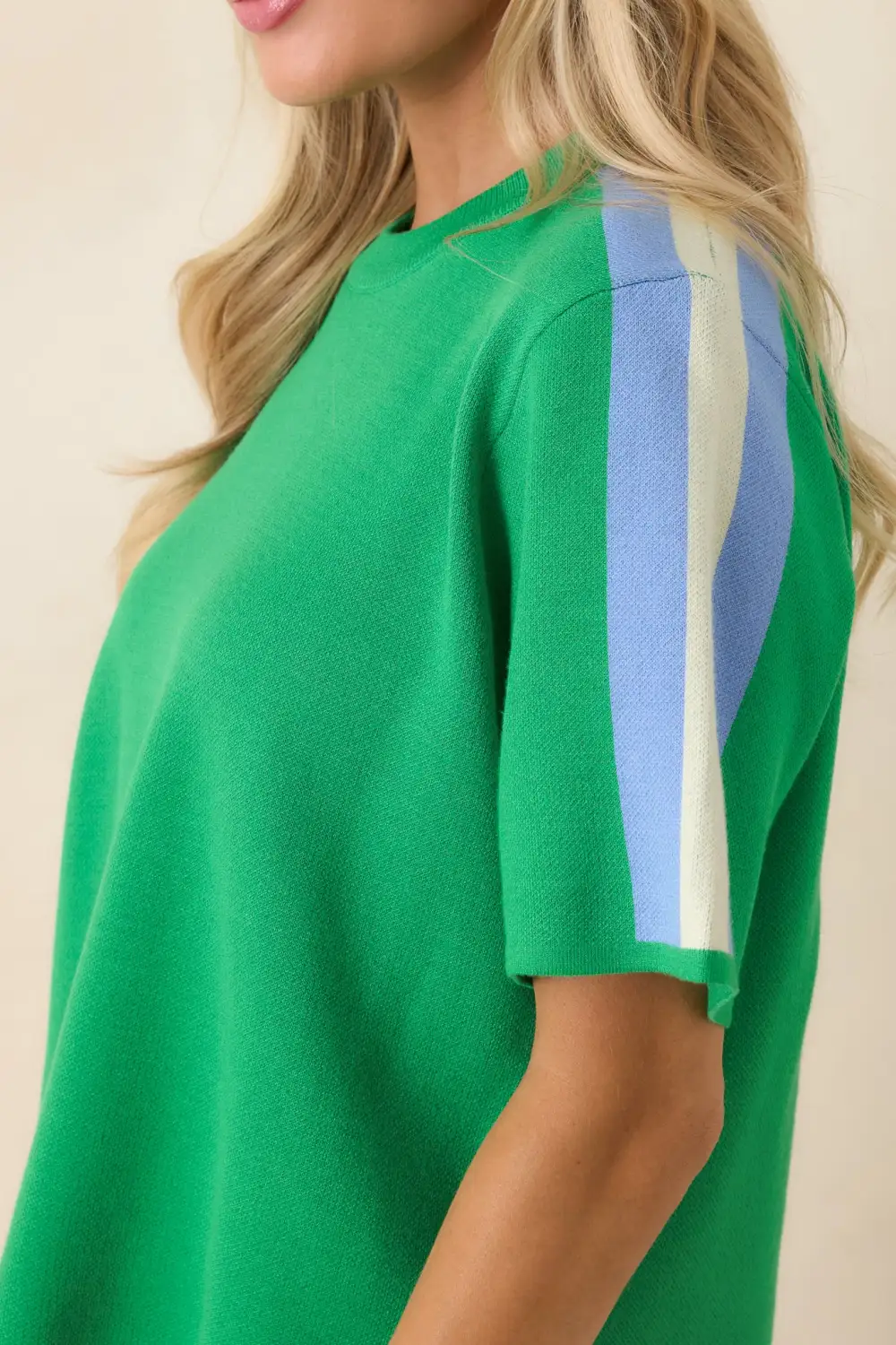 Striped Knit Casual Top