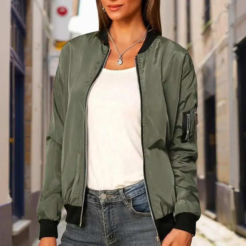 Modern Zip Collar Jacket