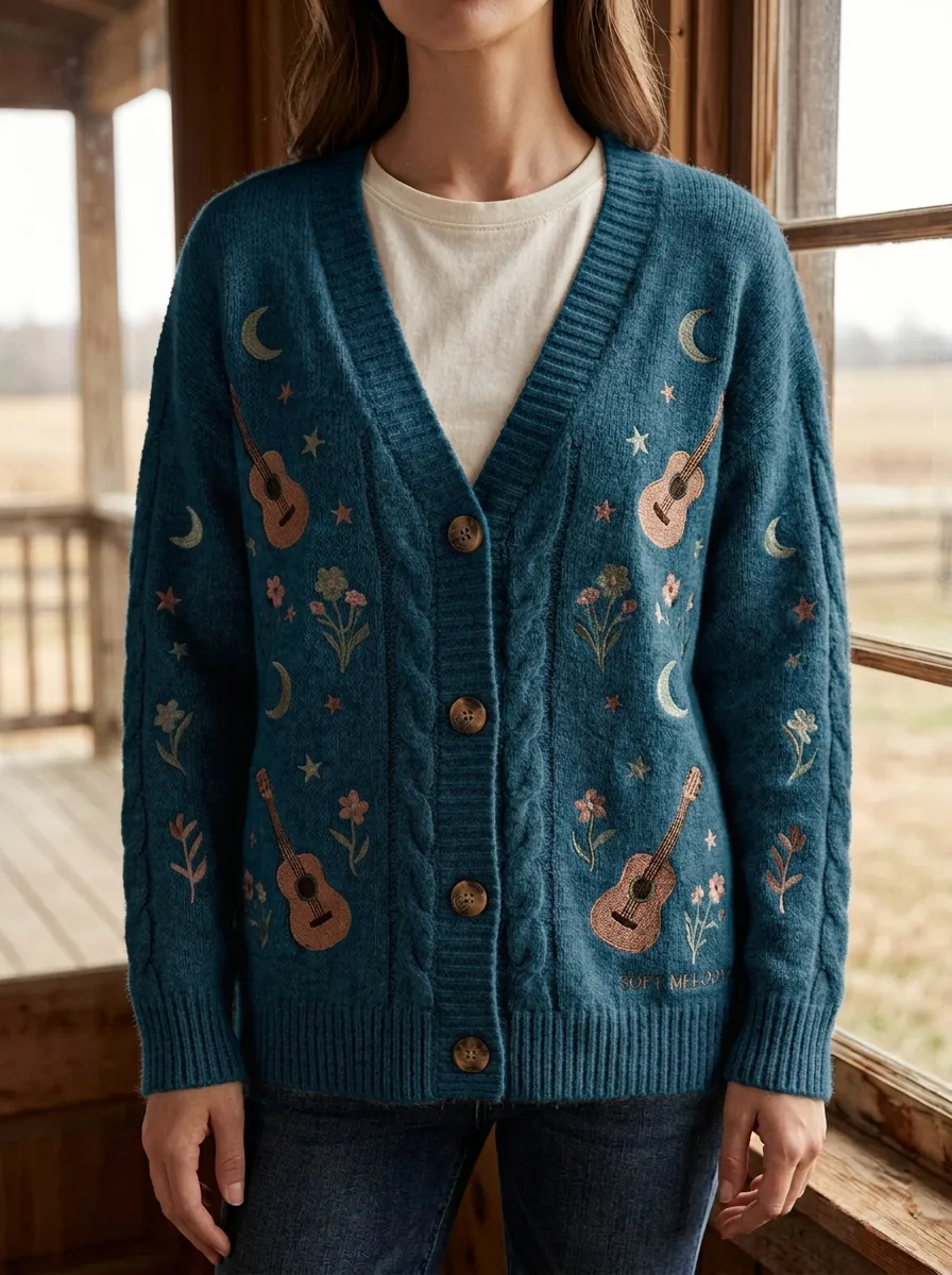 Heritage Women's Country Music Casual Cardigan