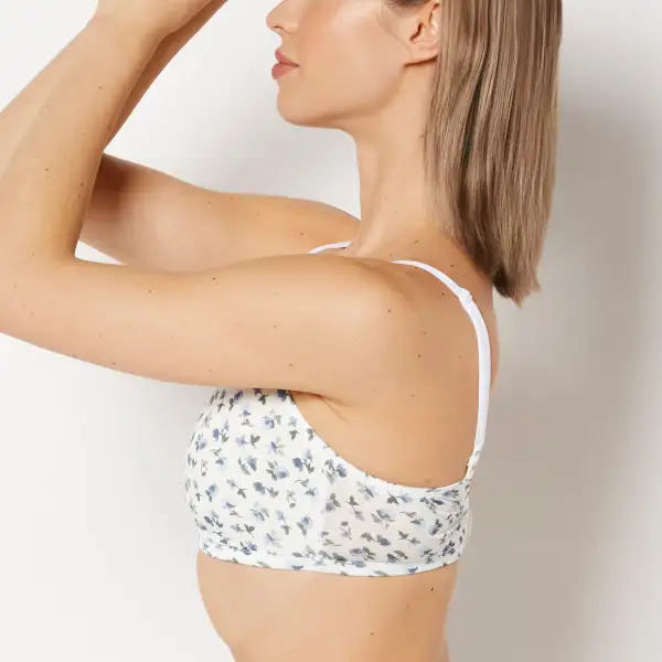 Modern Modal Bralette With Beloved Lace Trim