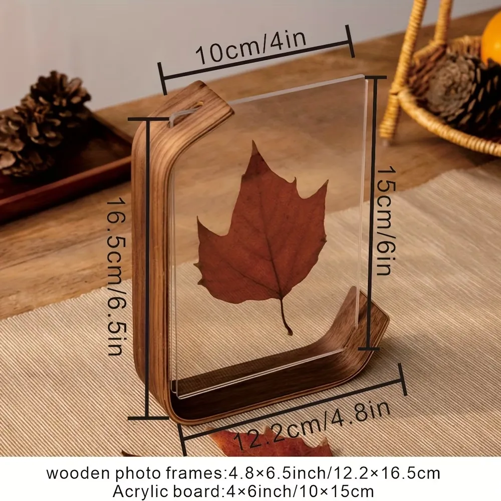 Wooden-Accent Frame