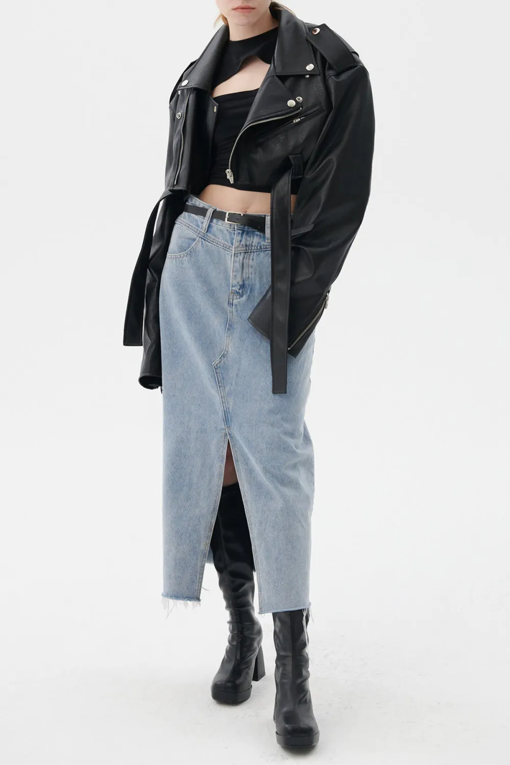 Cropped Rider Jacket