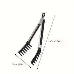 Heat-Resistant Silicone Food Tongs