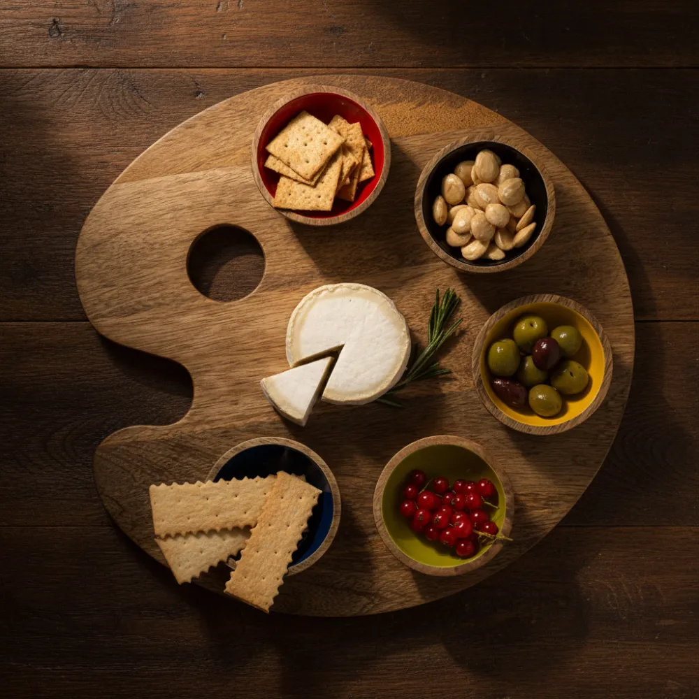 Serving Palette And Bowls