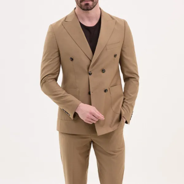 Sharp Slim Fit Double Breasted Blazer