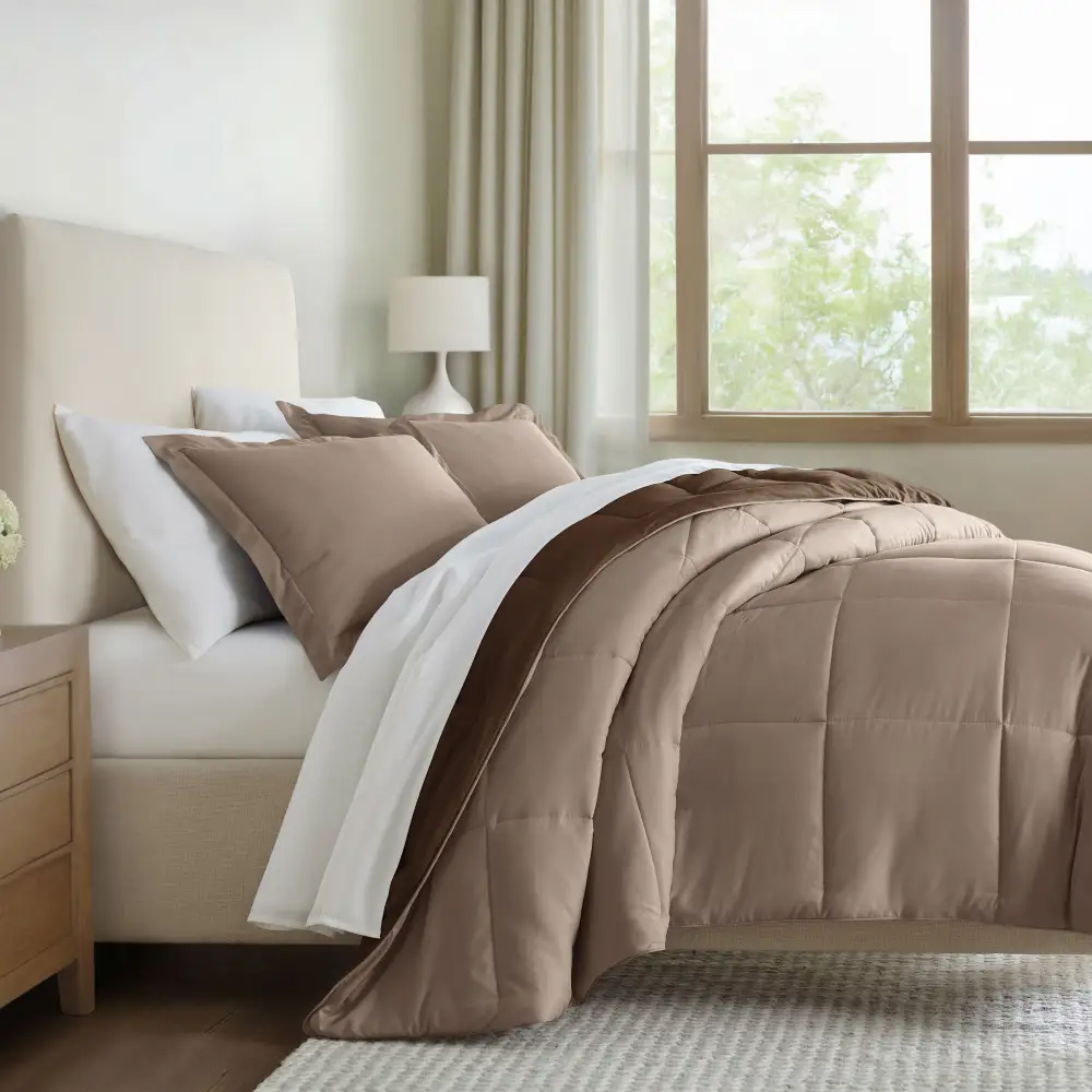 Reversible Down Alternative Comforter Set