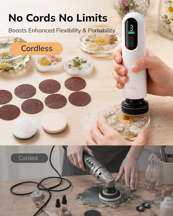 Cordless Rotary Sander Kit, 2