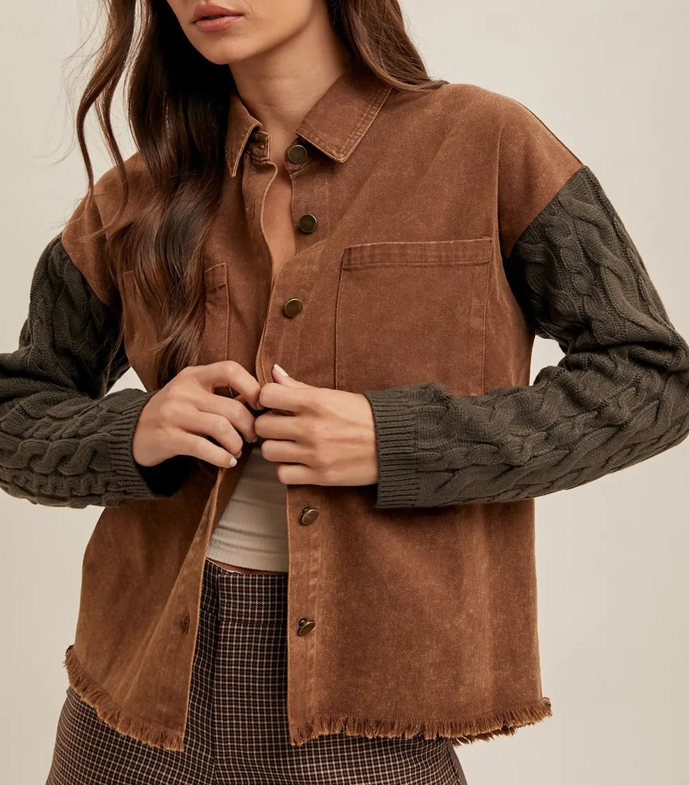 Samantha Sweater Sleeve Jacket